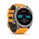 Garmin Fenix 8 &ndash; 51 mm AMOLED Sapphire Titanium with Spark Orange 010-02905-10 фото 3