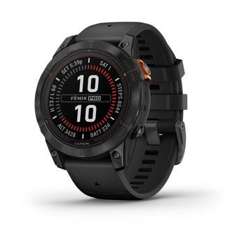 Garmin Fenix 7 Pro &ndash; Solar Edition Slate Gray with Black Band 010-02777-00 фото