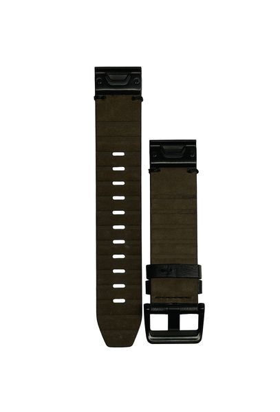 Шкіряний ремінець QuickFit 22 mm - Black/Black Claps 21049057 фото