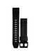 Шкіряний ремінець QuickFit 22 mm - Black/Black Claps 21049057 фото