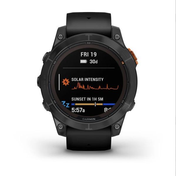 Garmin Fenix 7 Pro &ndash; Solar Edition Slate Gray with Black Band 010-02777-00 фото