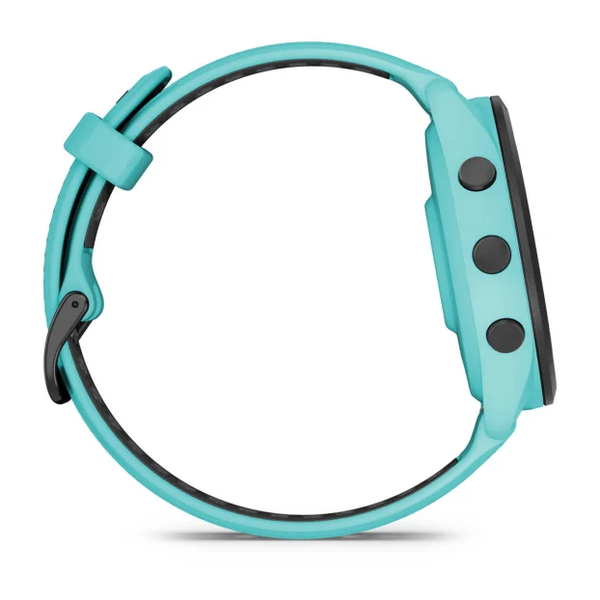 Garmin Forerunner 265 Black Bezel with Aqua Case and Aqua/Black Silicone Band 010-02810-02 фото