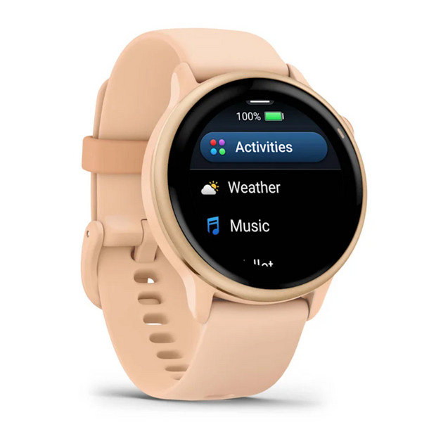 Garmin Vivoactive 6 Metallic Pink Dawn with Pink Dawn Band 010-02985-03 фото