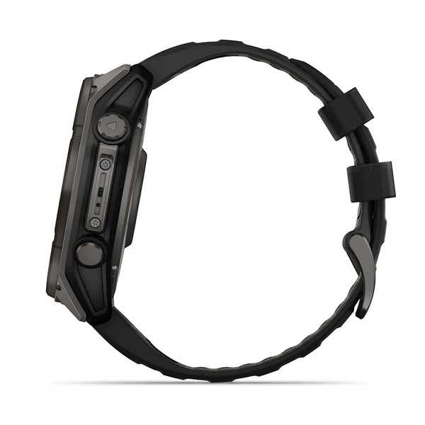 Garmin Fenix 8 &ndash; 51 mm Solar Sapphire Carbon Gray DLC Titanium 010-02907-10 фото