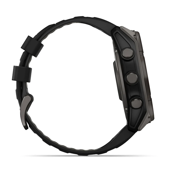 Garmin Fenix 8 &ndash; 51 mm Solar Sapphire Carbon Gray DLC Titanium 010-02907-10 фото