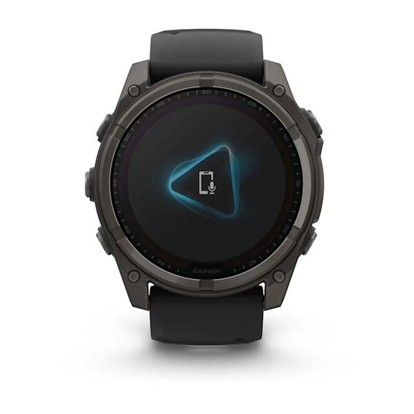 Garmin Fenix 8 &ndash; 51 mm Solar Sapphire Carbon Gray DLC Titanium 010-02907-10 фото