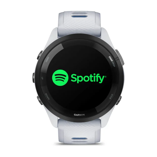 Garmin Forerunner 265 Black Bezel with Whitestone Case and Whitestone/Tidal Blue 010-02810-01 фото
