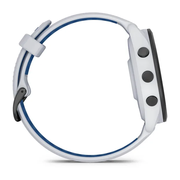 Garmin Forerunner 265 Black Bezel with Whitestone Case and Whitestone/Tidal Blue 010-02810-01 фото