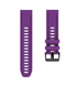 Ремінець Силіконовий 20 mm Garmin Fenix 6S - Purple Black 21041235 фото