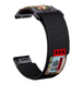 Тактичний нейлоновий ремінець QuickFit 22 mm - Black Camouflage 21043758 фото