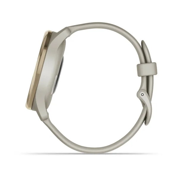 Garmin Vivomove Trend Cream Gold Stainless Steel Bezel with French Gray Case 010-02665-02 фото