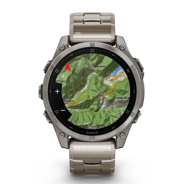 Garmin Fenix 8 &ndash; 47 mm AMOLED Sapphire Titanium with Vented titanium bracelet 010-02904-40 фото