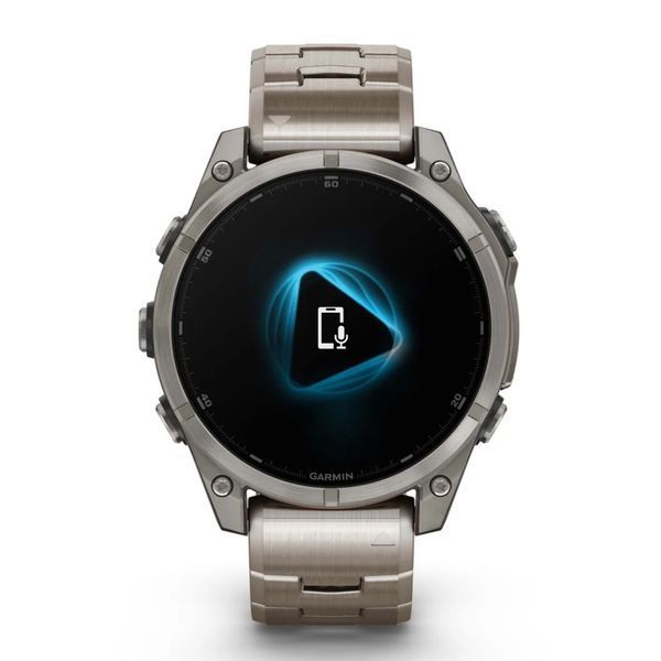 Garmin Fenix 8 &ndash; 47 mm AMOLED Sapphire Titanium with Vented titanium bracelet 010-02904-40 фото