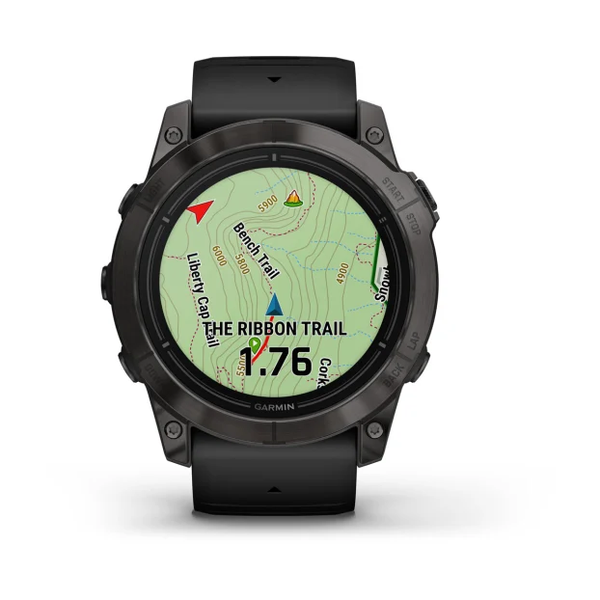 Garmin Epix Pro (Gen 2) &ndash; Sapphire Edition | 51 mm Titanium with Black Band 010-02804-00 фото