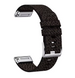 Жакардовий ремінець QuickFit 22 mm - Black Gray/Silver 21043475 фото