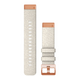 Оригинальный ремешок QuickFit 20 mm Cream Heathered Nylon with Rose Gold Hardware 010-13102-09 фото 1