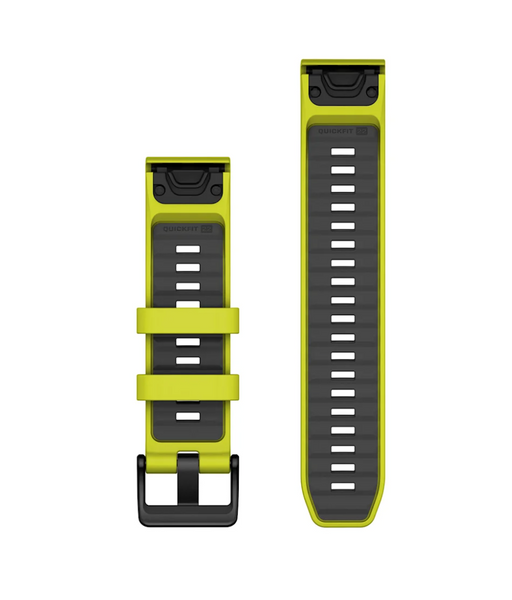 Оригинальный ремешок Fenix ​​8 22 mm Amp Yellow/Graphite 010-13392-08 фото