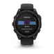 Garmin Fenix 8 &ndash; 47 mm Solar Sapphire Carbon Gray DLC Titanium with Black/Pebble Gray Silicone Band 010-02906-10 фото 4