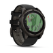 Garmin Fenix 8 &ndash; 47 mm Solar Sapphire Carbon Gray DLC Titanium with Black/Pebble Gray Silicone Band 010-02906-10 фото 3