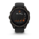Garmin Fenix 8 &ndash; 47 mm Solar Sapphire Carbon Gray DLC Titanium with Black/Pebble Gray Silicone Band 010-02906-10 фото 2