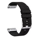 Жакардовий ремінець QuickFit 22 mm - Black/Silver 21043512 фото