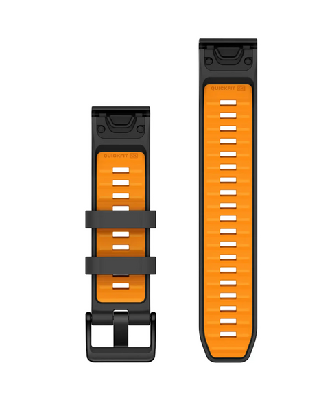 Оригинальный ремешок Fenix ​​8 22 mm Graphite/Spark Orange 010-13392-05 фото