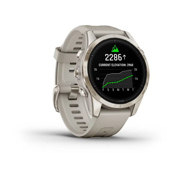 Garmin Epix Pro (Gen 2) &ndash; Sapphire Edition | 42 mm Soft Gold with Light Sand Band 010-02802-10 фото