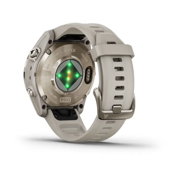 Garmin Epix Pro (Gen 2) &ndash; Sapphire Edition | 42 mm Soft Gold with Light Sand Band 010-02802-10 фото