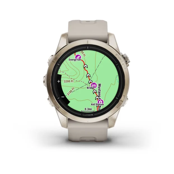 Garmin Epix Pro (Gen 2) &ndash; Sapphire Edition | 42 mm Soft Gold with Light Sand Band 010-02802-10 фото