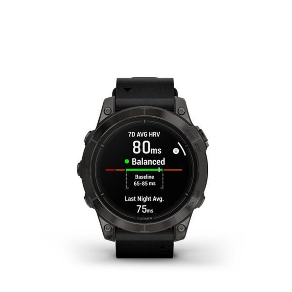 Garmin Epix Pro (Gen 2) &ndash; Sapphire Edition | 47 mm with Black Leather Band 010-02803-30 фото