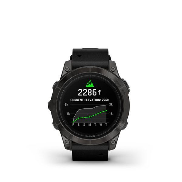 Garmin Epix Pro (Gen 2) &ndash; Sapphire Edition | 47 mm with Black Leather Band 010-02803-30 фото