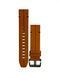 Шкіряний ремінець QuickFit 22 mm - Brown/Silver Claps 21049095 фото 1