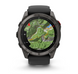 Garmin Fenix 8 Pro &ndash; 51 mm, AMOLED Sapphire, Carbon Gray DLC Titanium with Black/Pebble Gray Silicone Band 010-03199-00 фото 6