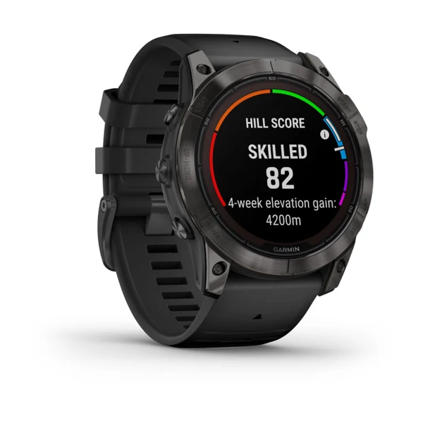 Garmin Fenix 7X Pro &ndash; Sapphire Solar Edition Carbon Gray DLC Titanium 010-02778-10 фото
