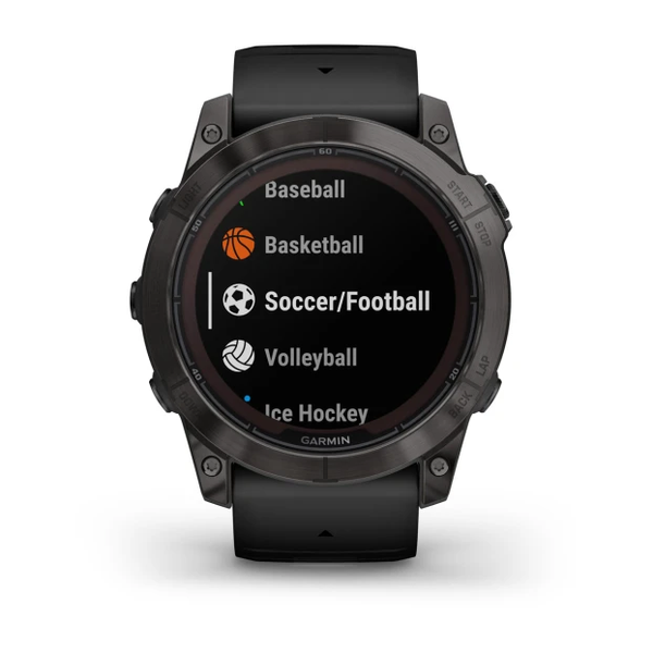 Garmin Fenix 7X Pro &ndash; Sapphire Solar Edition Carbon Gray DLC Titanium 010-02778-10 фото