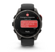 Garmin Fenix 8 Pro &ndash; 47 mm, AMOLED Sapphire, Carbon Gray DLC Titanium with Black/Pebble Gray Silicone Band 010-03198-00 фото 2