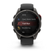 Garmin Fenix 8 Pro &ndash; 47 mm, AMOLED Sapphire, Carbon Gray DLC Titanium with Black/Pebble Gray Silicone Band 010-03198-00 фото 4