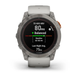 Garmin Fenix 7X Pro &ndash; Sapphire Solar Edition Titanium with Fog Gray/Ember Orange Band 010-02778-14 фото 5