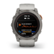 Garmin Fenix 7X Pro &ndash; Sapphire Solar Edition Titanium with Fog Gray/Ember Orange Band 010-02778-14 фото 2